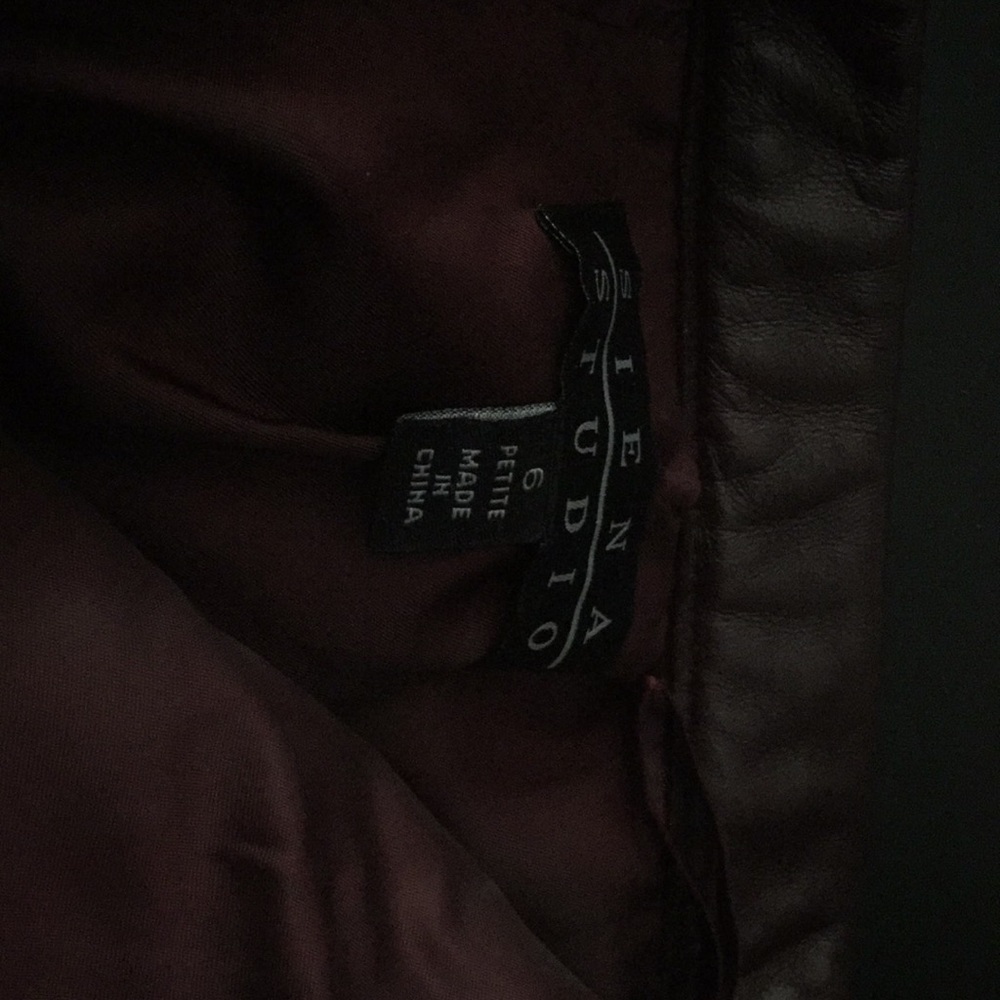 Leather pant by Siena Studio. Size 6 petite.